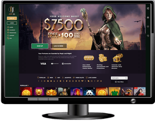 JackpotJILL Casino Australia and New Zealand - $7500 bonus offer
